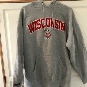 Wisconsin Badgers Hooded Sweatshirt Size Large